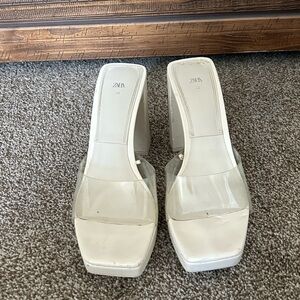 Zara Clear Heels